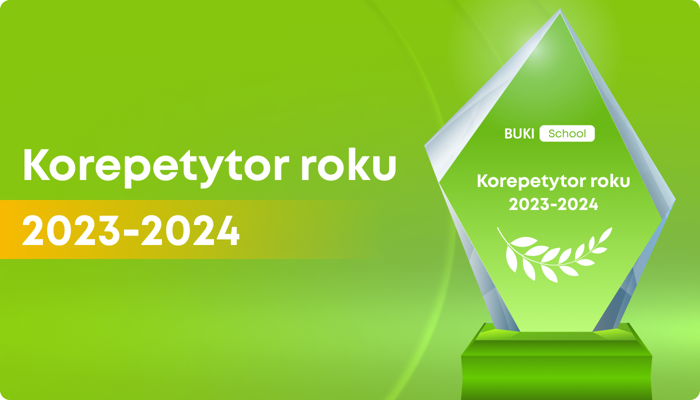 Nagroda Korepetytor Roku 2023-2024 w BUKI School
